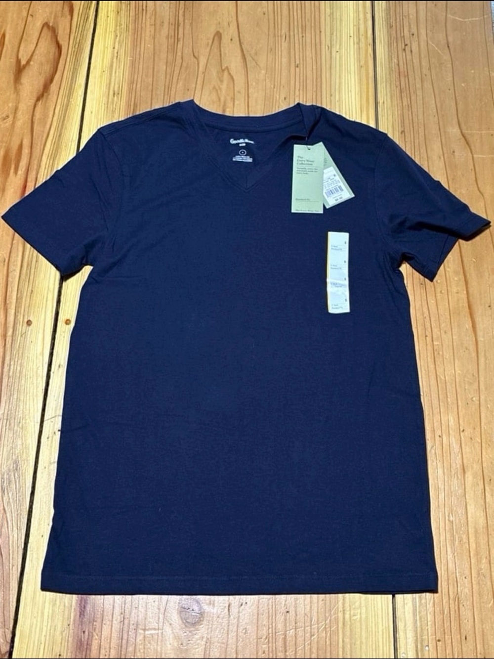 Good Fellow & co Navy Short Sleeve V-Neck Tee